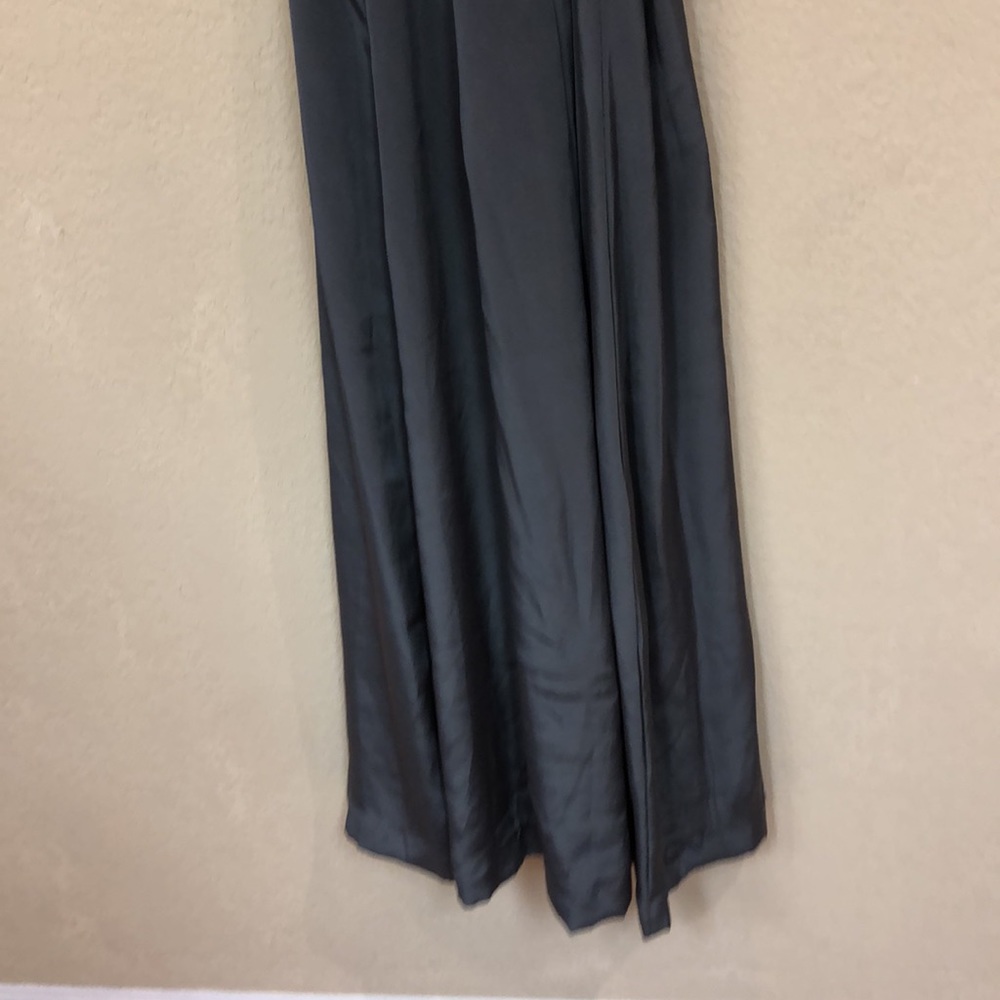 Treasure by Samantha Pleet womans Grey cut out waist maxi dress FLAWED  Large - Picture 4 of 14